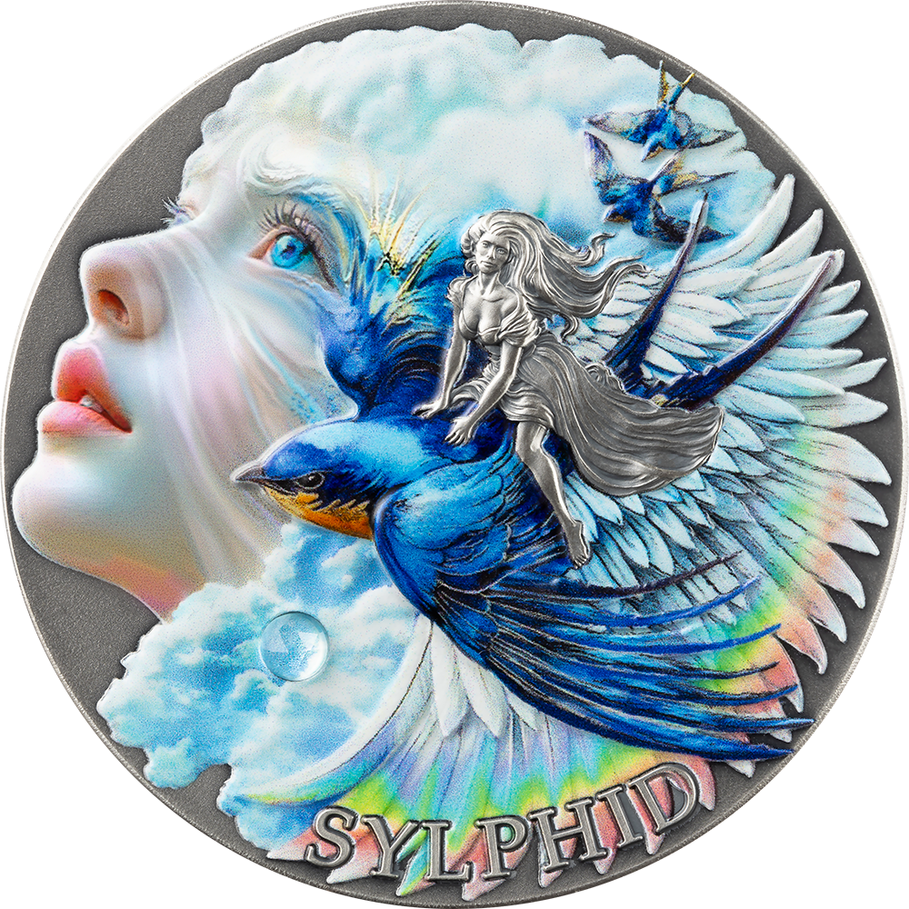 2027 Cameroon Nature Spirits - Sylphid 2 oz Silver Coin