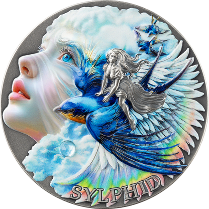 2027 Cameroon Nature Spirits - Sylphid 2 oz Silver Coin