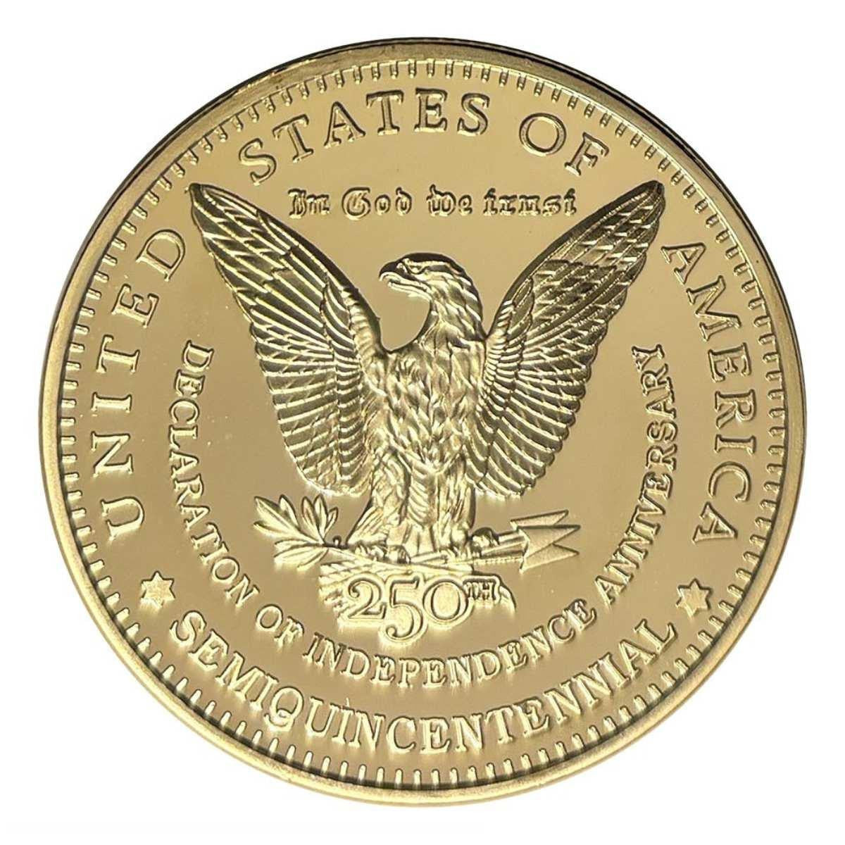 1776-2026 America 250 'Morgan Dollar - Golden Proof' CN Medal