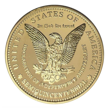 1776-2026 America 250 'Morgan Dollar - Golden Proof' CN Medal