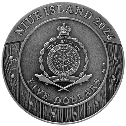 2026 Niue Woman Warrior - Gladiatrix 2 oz Silver Coin (08/05)