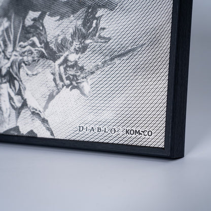 2026 KOMSCO Diablo 30th Anniversary Intaglio Print - Black & White Edition