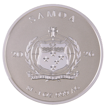 2026 Samoa Ouroboros Reverse Proof 1 oz Silver Coin