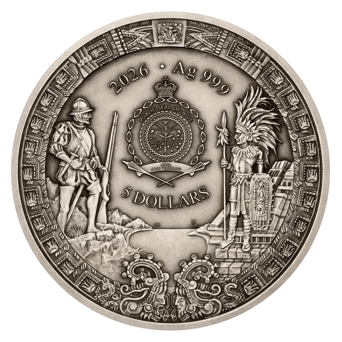 2026 Niue Greatest Treasures - Conquistadors 42g Silver Coin