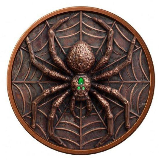 In Stock! 5 oz Glow in the Dark Spider Copper in Capsule