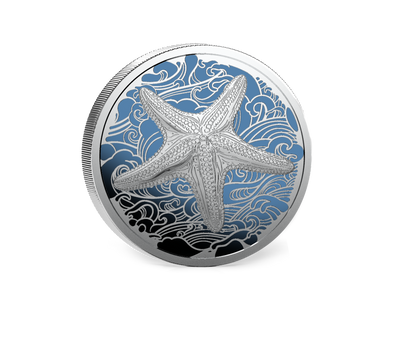 2026 Pitcairn Islands Ocean Wonders Starfish Proof 5 oz Silver Coin (08/07)