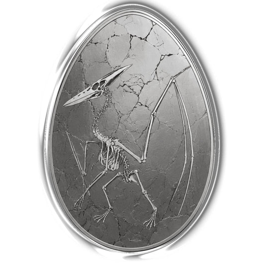Pterosaur 1/500 oz Palladium Medal in Card (0622)