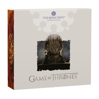 2026 Great Britain Game of Thrones Fire Proof Colorized 8g Silver Coin (07/11)