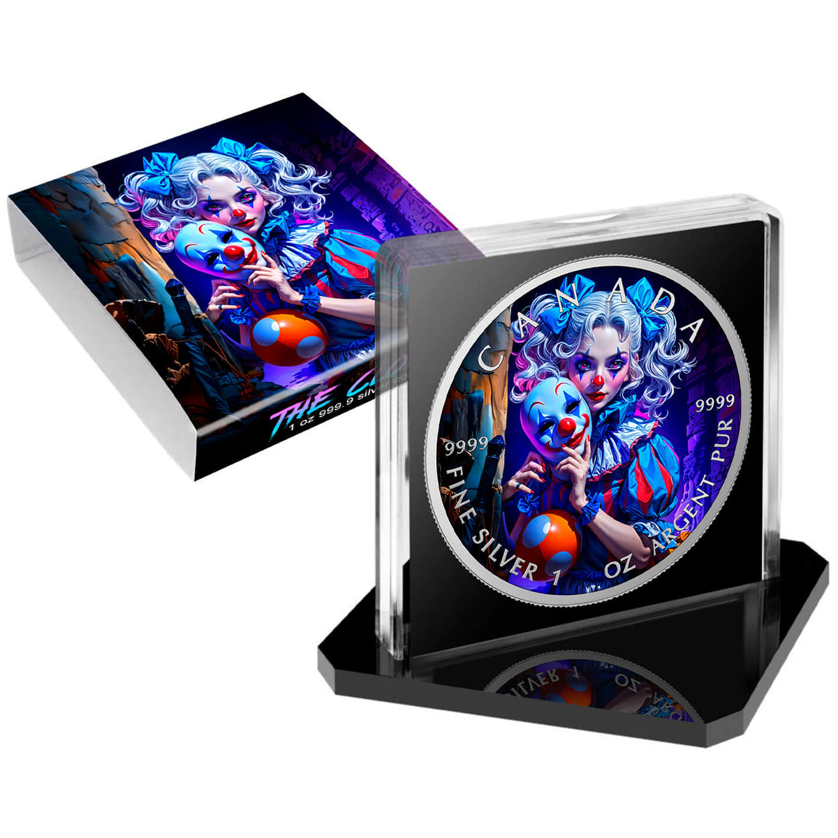 2026 Canada Maple Leaf The Clown Edition 1 oz Silver Coin