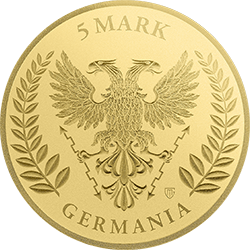 2026 Germania Lady Germania 1/200 oz Gold Round in Card (07/13)