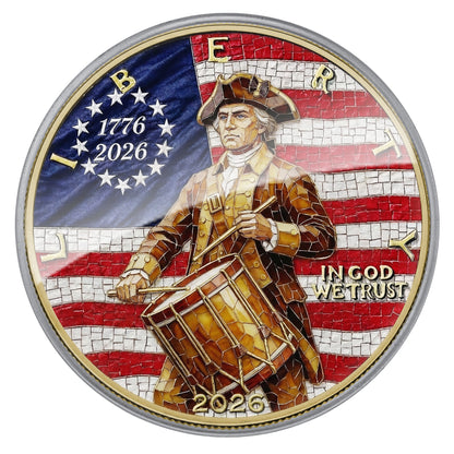 2026 U.S. Eagle The Drummer Mosaic Edition 1 oz Silver Coin