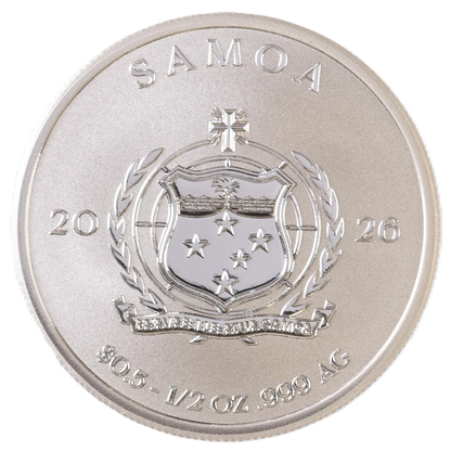 2026 Samoa Ouroboros Reverse Proof 1/2 oz Silver Coin