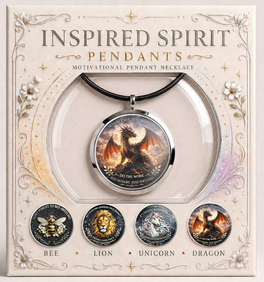 Inspired Spirit - The Dragon Colorized 1 oz Copper Pendant (06/19)