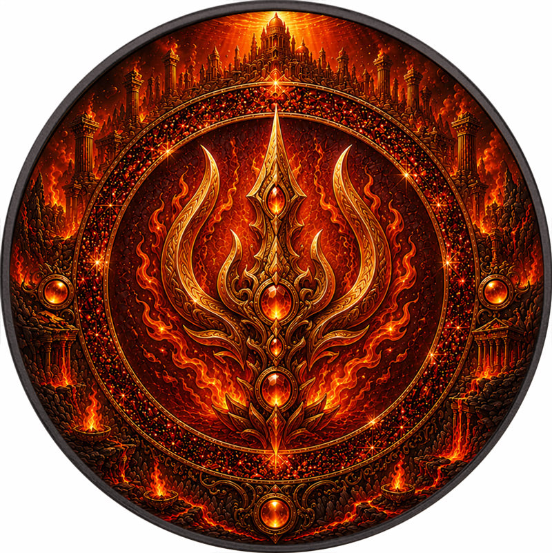 2026 Canada Maple Leaf Fire - Elemental Realms Diamond Dust 1 oz Silver Coin (08/07)