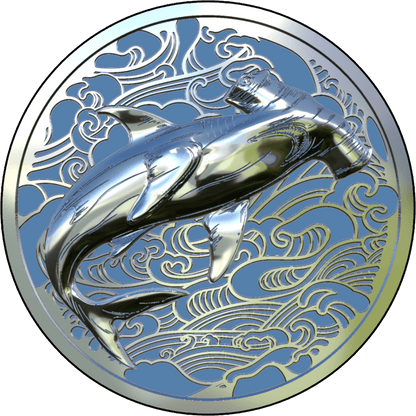2026 Pitcairn Islands Ocean Wonders Hammerhead Shark UHR Proof 2 oz Silver Coin