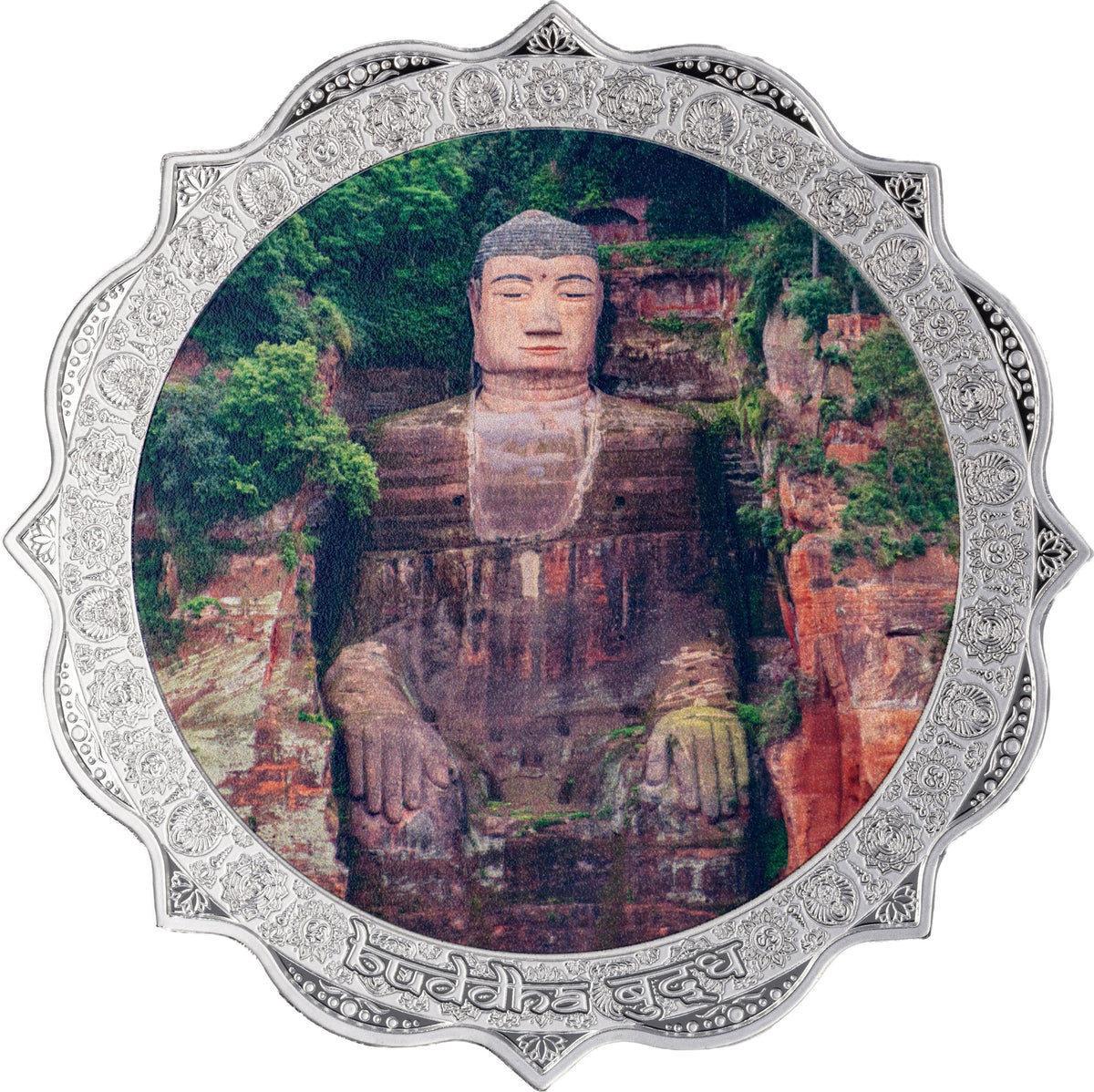 2026 Cameroon Leshan Buddha 1 oz Silver Coin (99 Mintage)