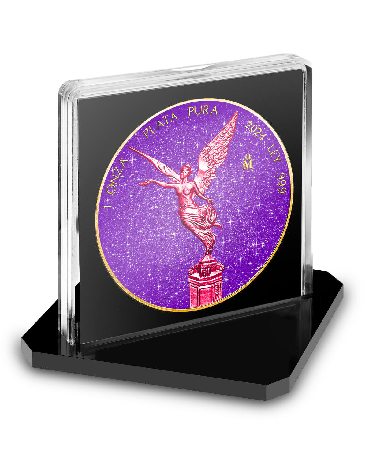 2024 Mexico Libertad Royal Amethyst Edition 1 oz Silver Coin (06/29)