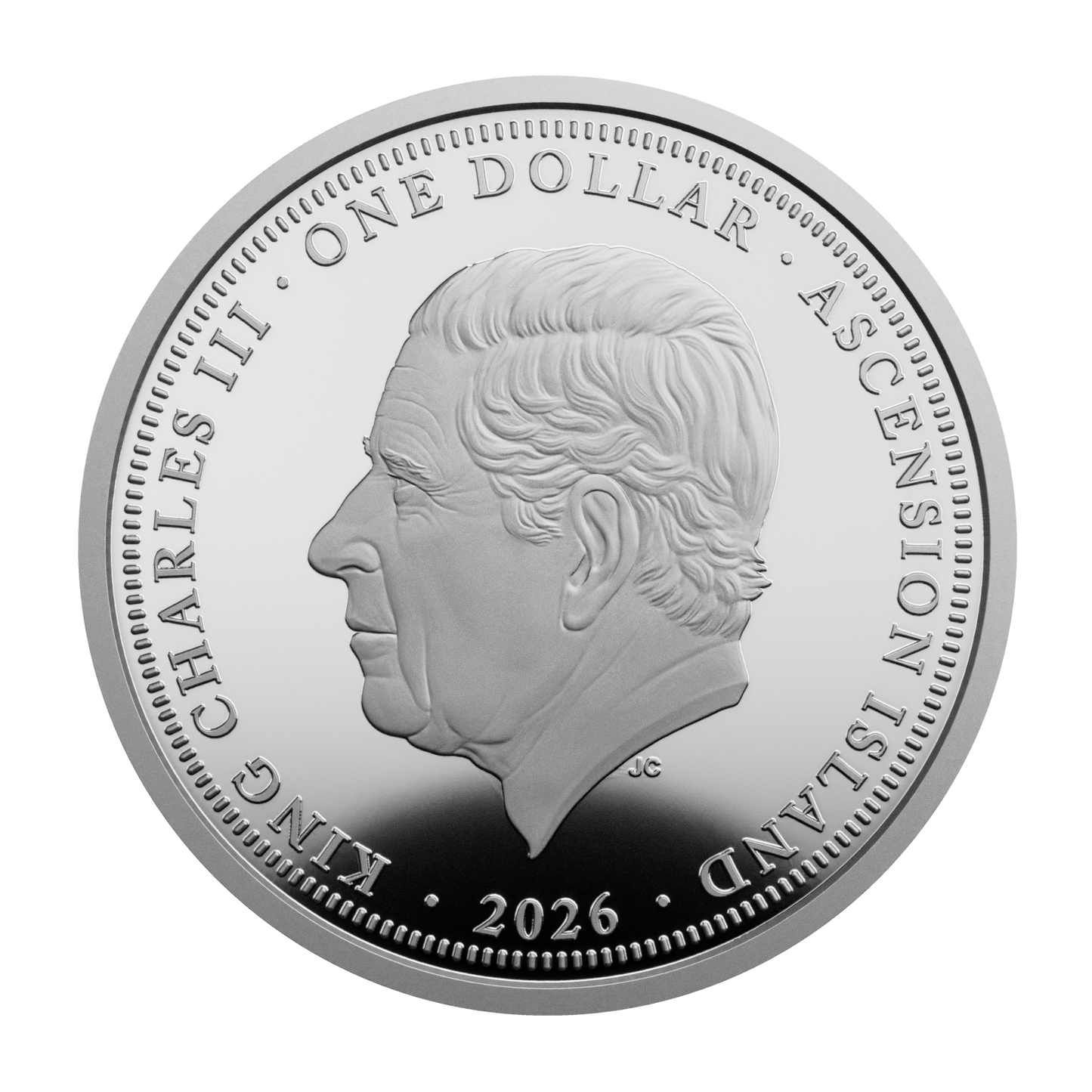 2026 Ascension Island Earth in Eclipse 1 oz Silver Coin (06/27)