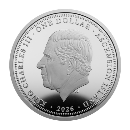 2026 Ascension Island Earth in Eclipse 1 oz Silver Coin (06/27)