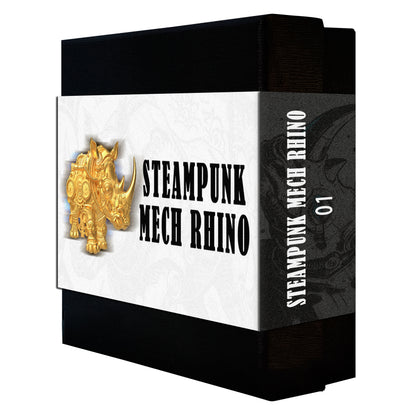 2027 Cameroon Mech Rhino Shaped 2 oz Gold Gilded Silver Coin