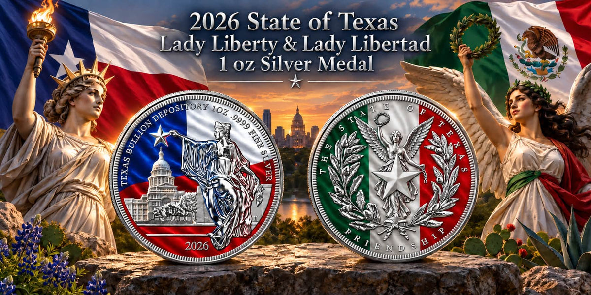 2026 State of Texas Lady Liberty & Lady Libertad Edition 1 oz Silver Medal