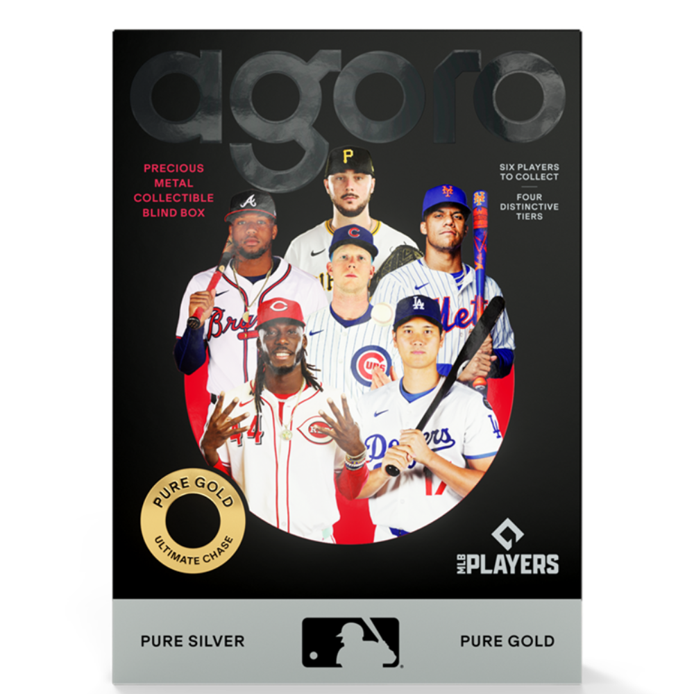 In Stock! 2026 Agoro Niue MLB National League Blind Box 1/2 oz Silver Coin