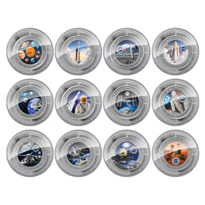 2025 Ghana History of Spaceflight 1 oz Titanium 12-Coin Set (06/16)