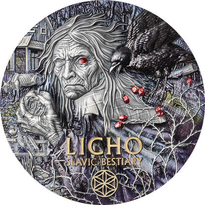 2026 Cameroon Slavic Bestiary - Licho 3 oz Silver Coin (08/03)