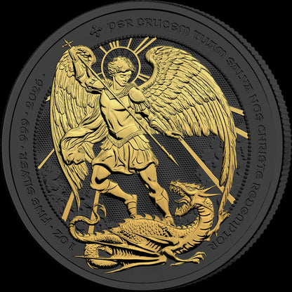2026 Great Britain Angel Golden Enigma Edition 1 oz Silver Coin