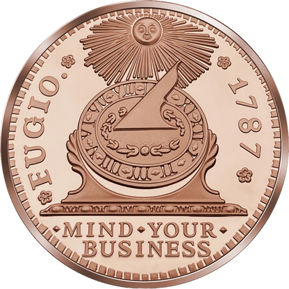 2026 Liberia 1787 Fugio Cent Tribute 5 oz Copper Coin