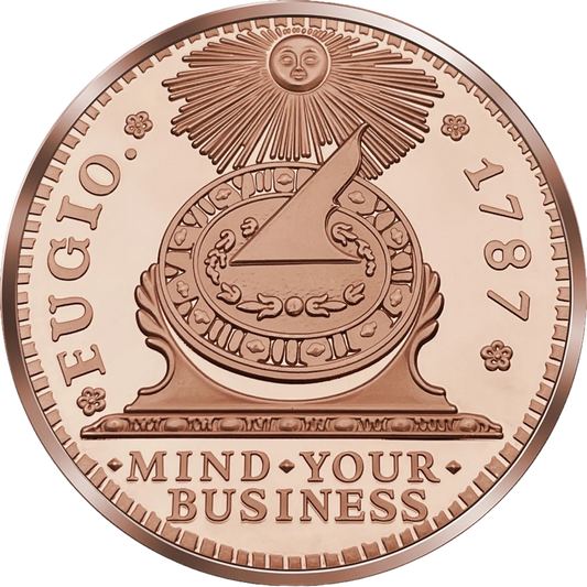 2026 Liberia 1787 Fugio Cent Tribute 5 oz Copper Coin