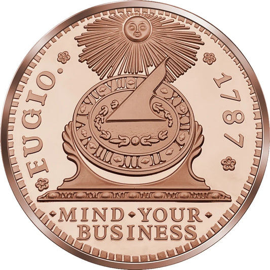 2026 Liberia 1787 Fugio Cent Tribute 5 oz Copper Coin