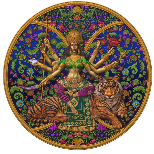 2026 Cameroon Durga Holi Special Edition - Festival of Colors 1 oz Silver Coin