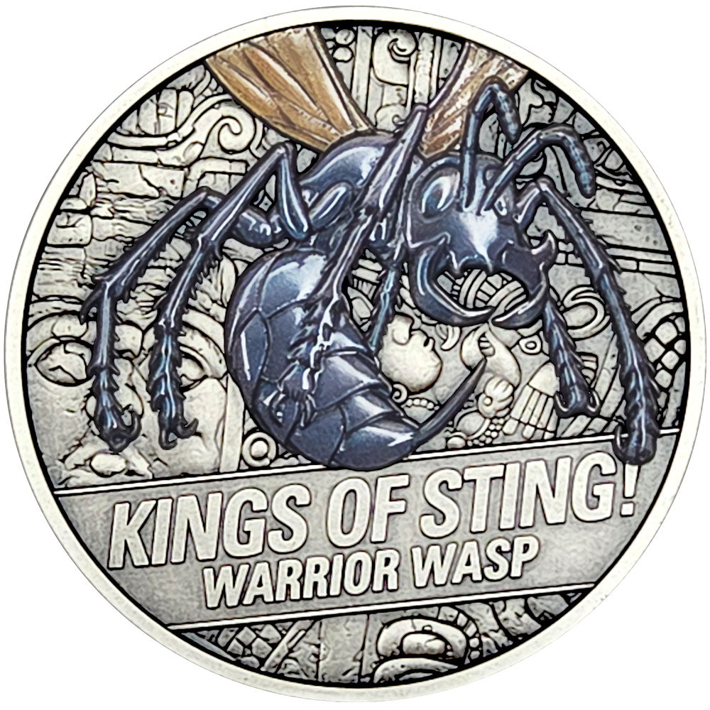 2026 Niue Kings of Sting - Warrior Wasp 1 oz Silver Coin (07/24)