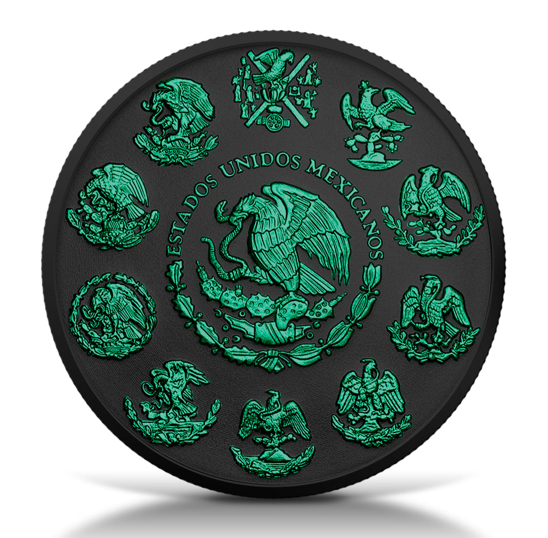 2024 Mexico Libertad Black Platinum Poison Edition 1 oz Silver Coin (07/17)