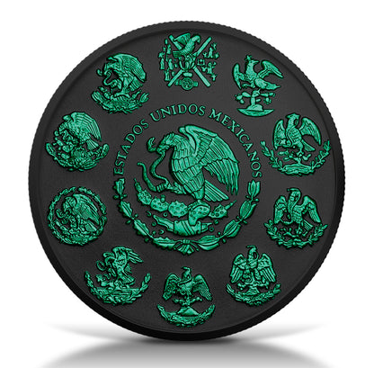 2024 Mexico Libertad Black Platinum Poison Edition 1 oz Silver Coin (07/17)