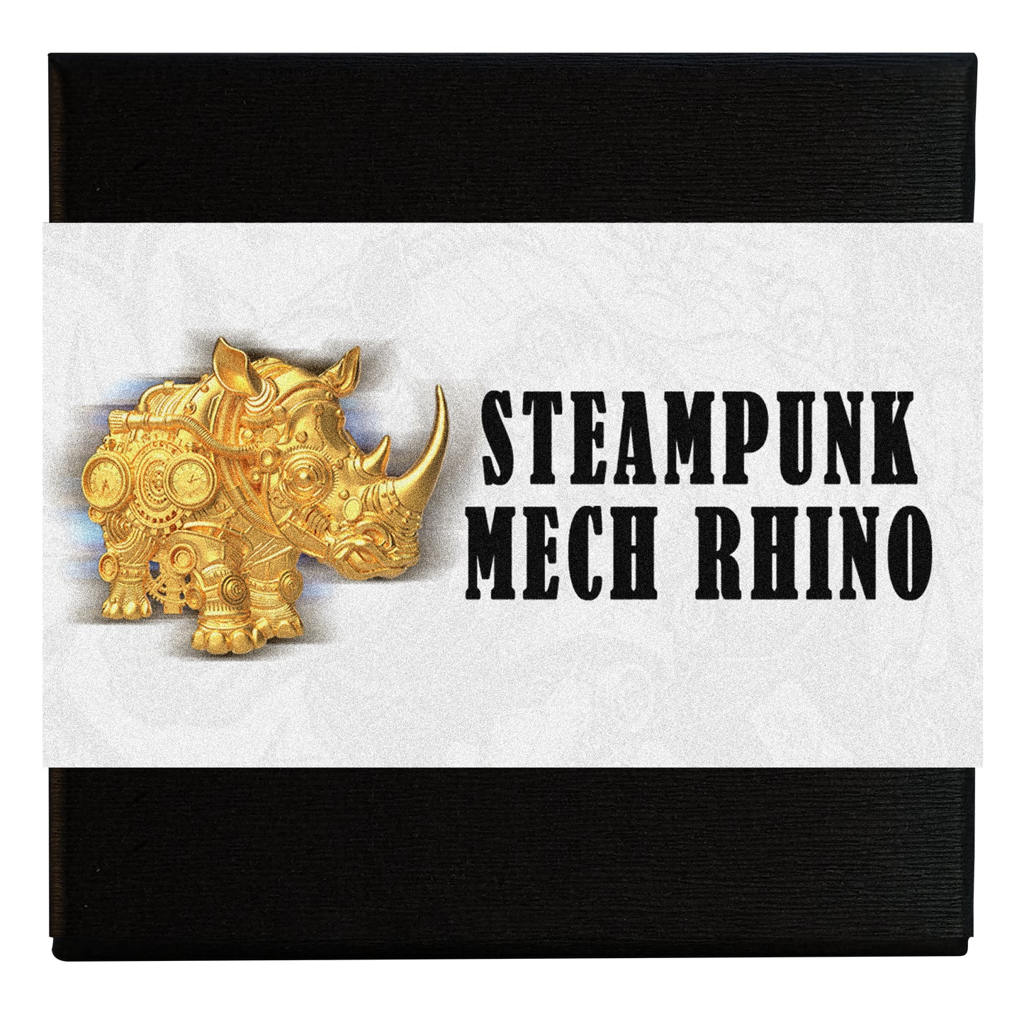2027 Cameroon Mech Rhino Shaped 2 oz Gold Gilded Silver Coin