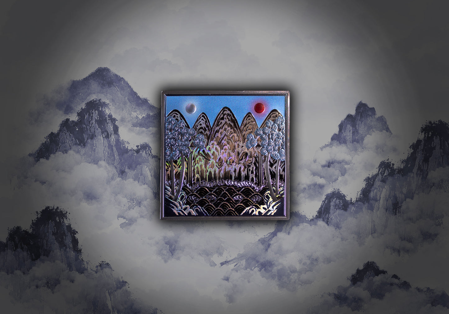 Estimate: 2026 Korea The King's Horizon Holographic 1 oz Silver KOMSCO Stacker (07/10)