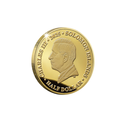 2025 Solomon Islands DC Catwoman Gold Plated 27.5g CN Coin in Card (07/13)