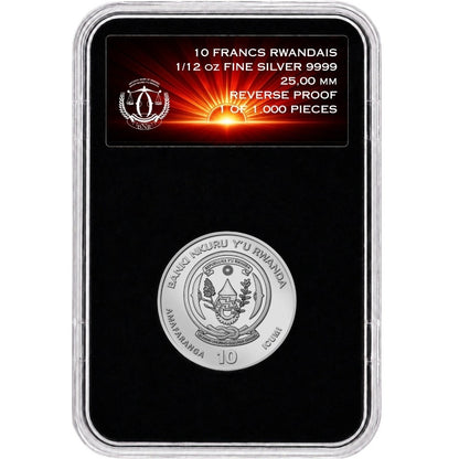 2027 Rwanda Year of the Goat Reverse Proof 1/12 oz Silver Coin