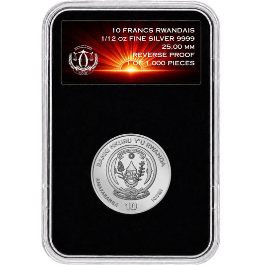 2027 Rwanda Year of the Goat Reverse Proof 1/12 oz Silver Coin