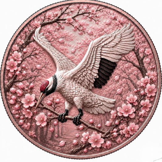 2026 American Silver Eagle Japanese Cherry Blossom Edition (149 Mintage)