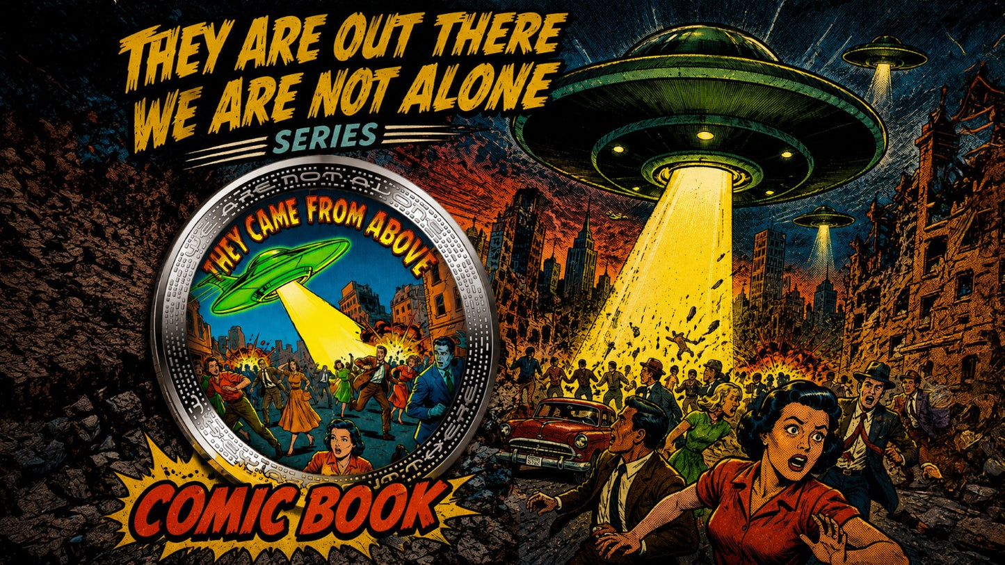 2026 Cameroon Alien Comic Book 1 oz Silver Coin (07/03)