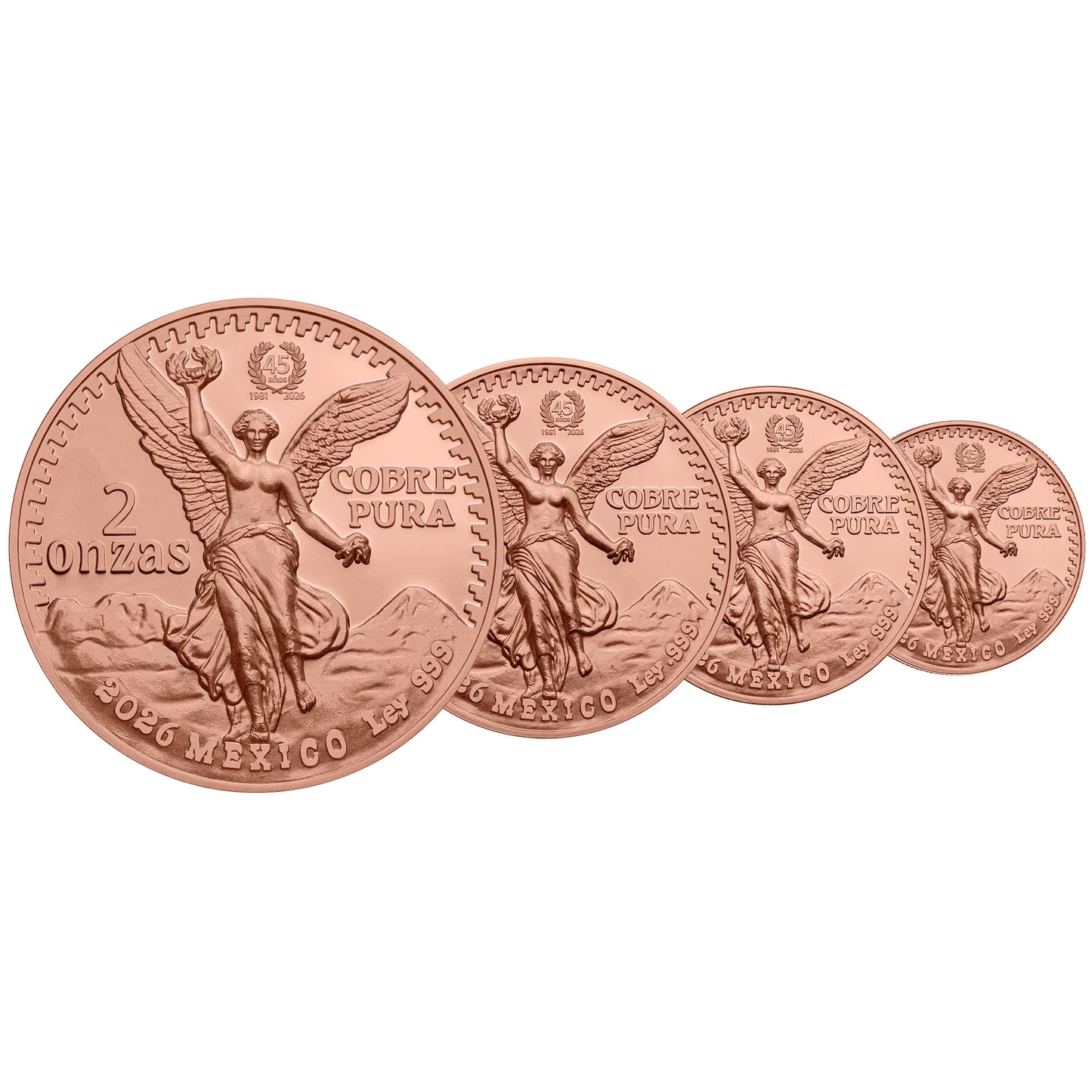 2026 Liberia Vintage Libertad 3.75 oz Fractional Copper Set (07/20)