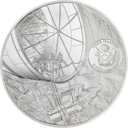 2026 Cook Islands Hoover Dam 2 oz Silver Coin
