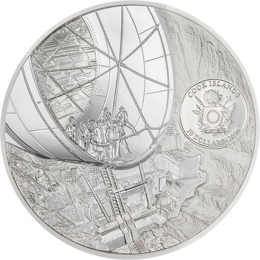 2026 Cook Islands Hoover Dam 2 oz Silver Coin