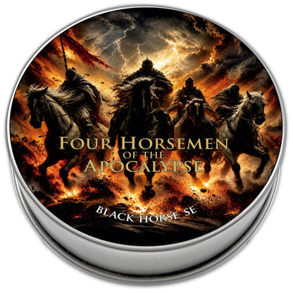 2026 Carpathian Four Horsemen of the Apocalypse Black Horse Space Green Edition 1 oz Silver Coin