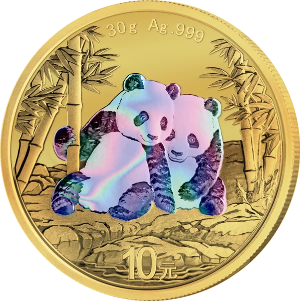 2026 China Panda Holographic Edition 30g Silver Coin
