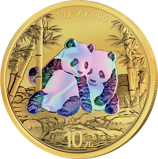 2026 China Panda Holographic Edition 30g Silver Coin