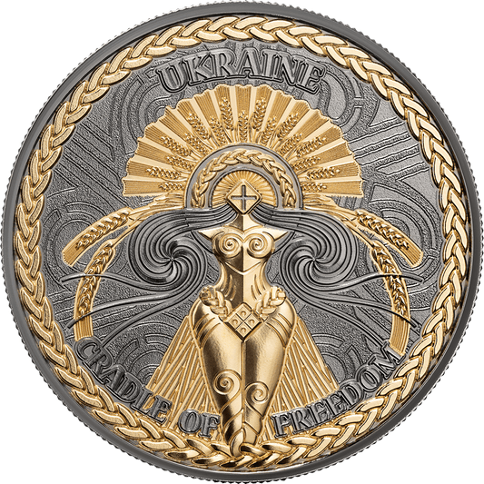 2026 United Crypto States Ukraine Cradle of Freedom 1 oz Silver Coin